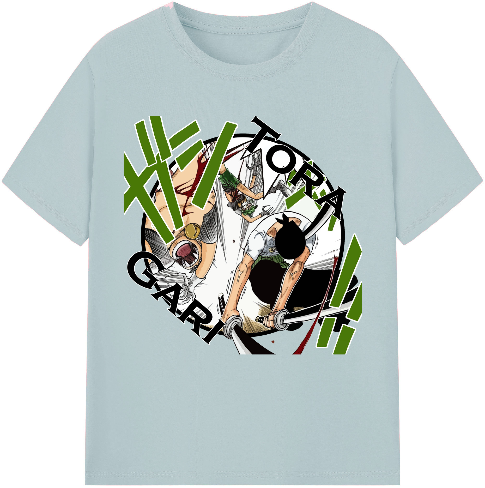 （画像用） ワンピース ロロノア・ゾロ ONE PIECE Roronoa Zoro 綿100％半袖Tシャツ（フロントプリント）